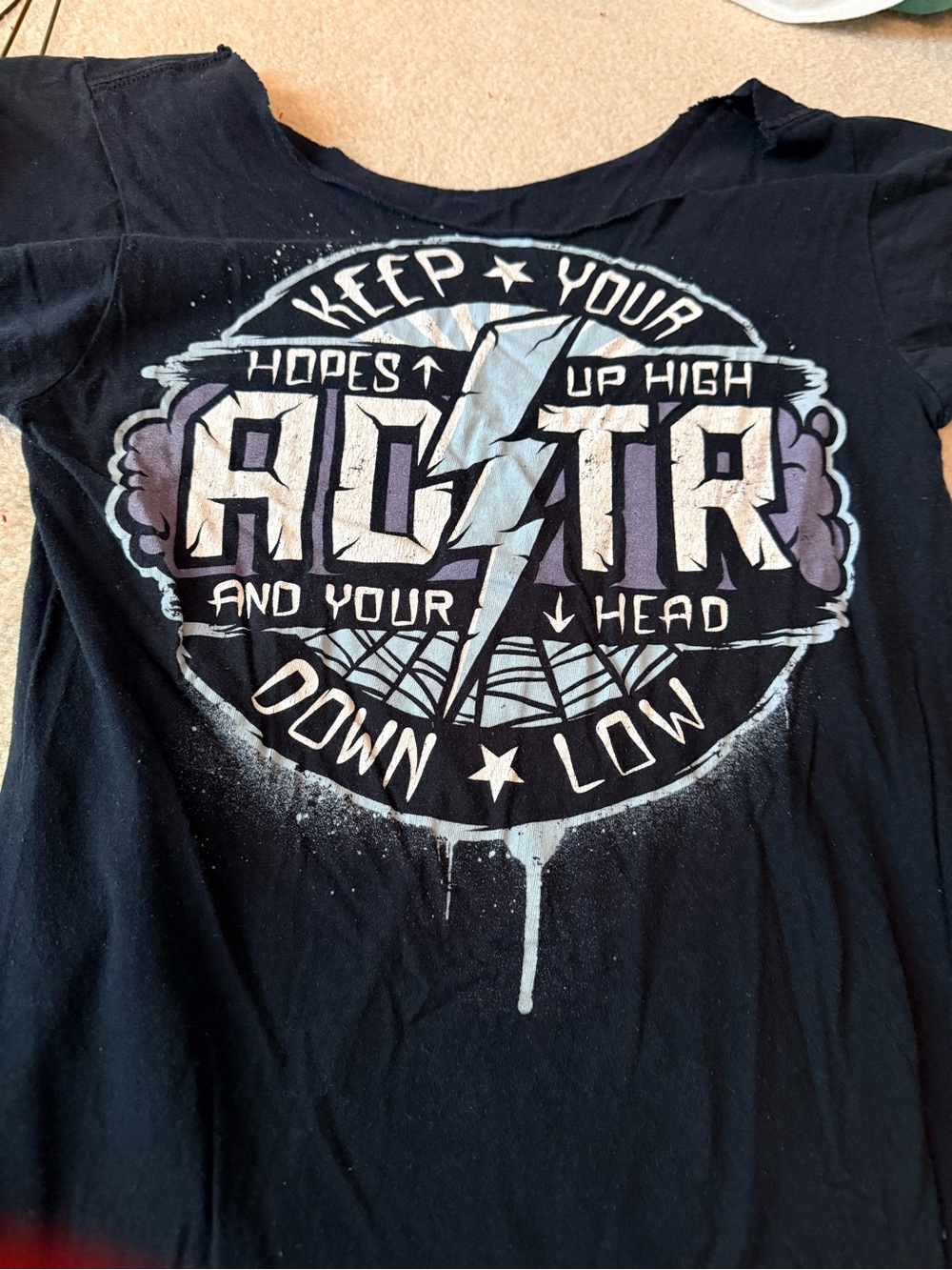 A Day To Remember - vintage Black Graphic Tee - Black